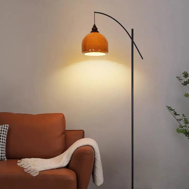 Medieval Floor Lamp Apartment Living Room Retro Sofa Fishing Lamp Bedroom Japanese Floor Light LED Lighting Decorative Lights
