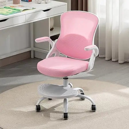 Kids Desk Chair,Ergonomic Study Chair with Adjustable Height,Swivel Mesh Desk Chair with Wheels,Home Office Chair for Children i