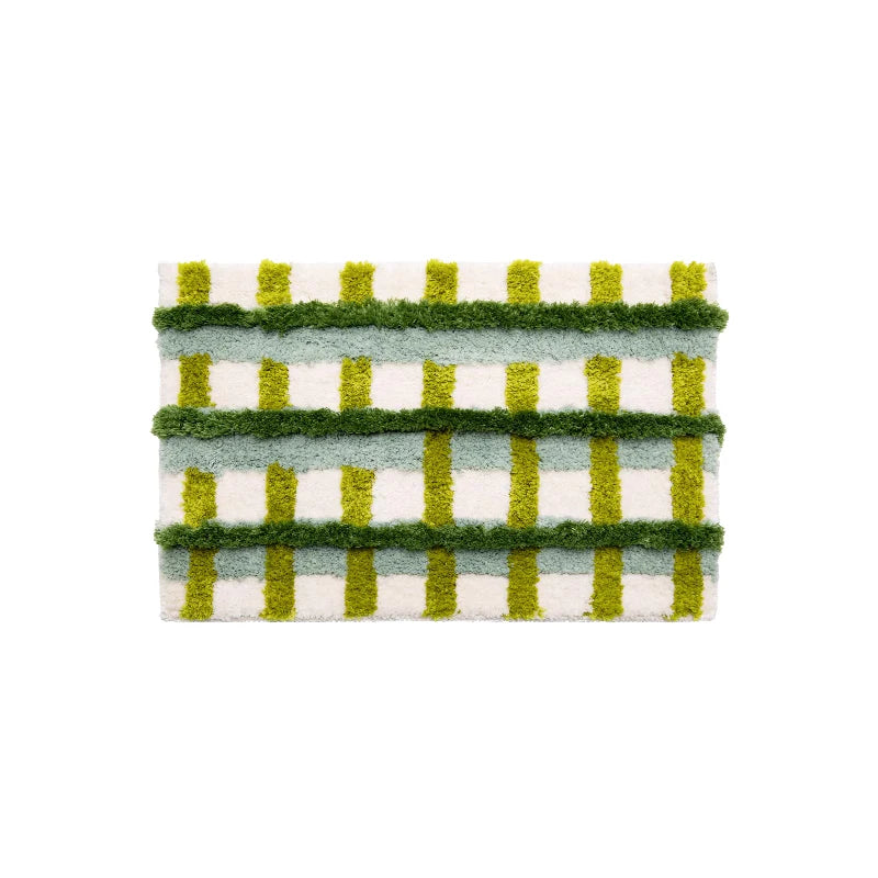 VIKAMA Maltese Cute Dog Short Plush Bedroom Bedside Girly Carpet Bathroom Absorbent Wearable Floor Mat Home Decoration