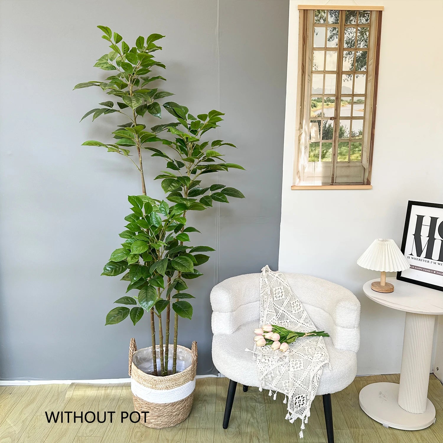Artificial Green Tree – Realistic Touch Indoor & Outdoor Décor (105–240 cm)