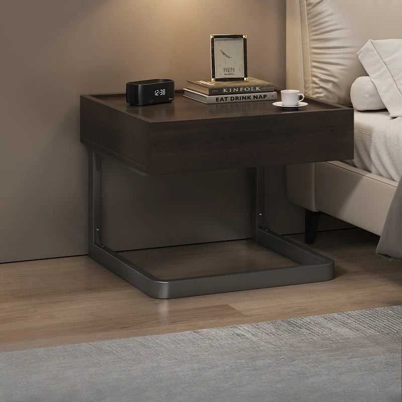 Simple Modern Night Table Storage Creative Nordic Aesthetic Luxury Nightstand Trendy Drawer Home Bedroom Furniture