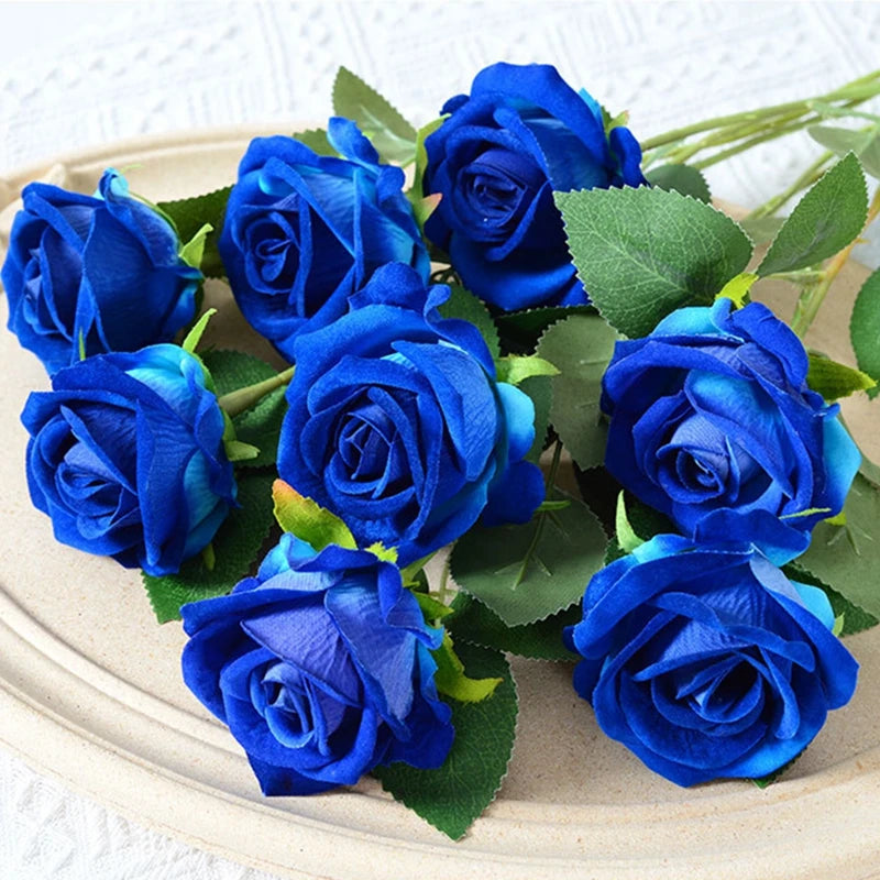 Artificial Rose Stems – 51cm Decorative Flowers (1 / 3 / 5 / 10 Pack)