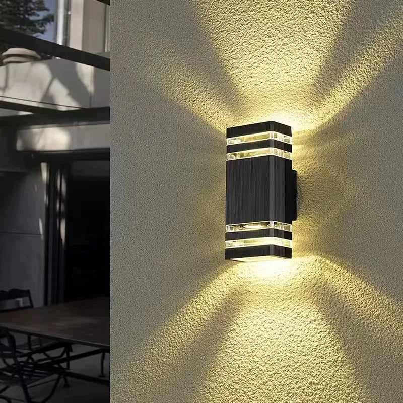 Outdoor wall lights Exterior wall waterproof led wall washers Hotel entrance Upper and lower double-headed pillars Outdoor light