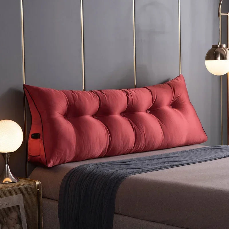 FORMTHEO Large Silk Like Cushion Long Pillow Bed Headboard Tatami Backrest