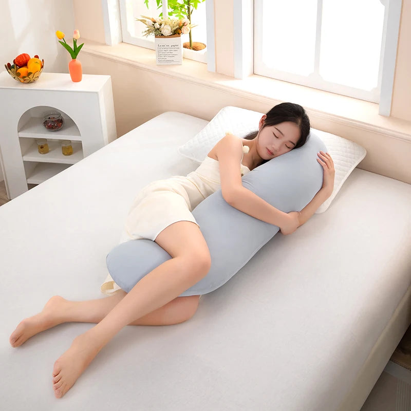 Ergonomic Double Wave Curve Side Sleeper Pillow for Comfortable Sleeping Supportive Pillow