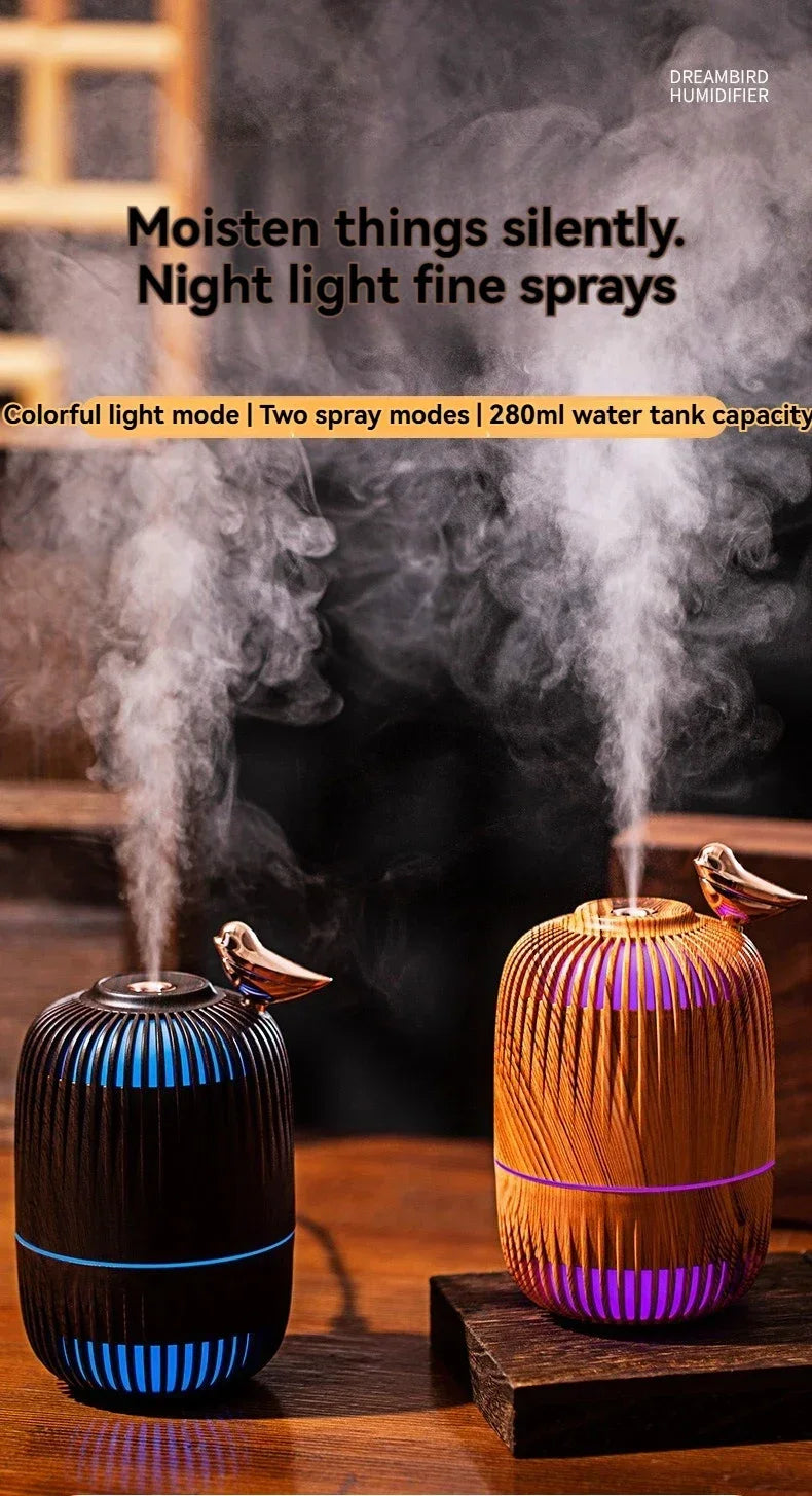Dreambird Humidifier Home Office Desktop Atmosphere Light Air Water Humidifier Gift