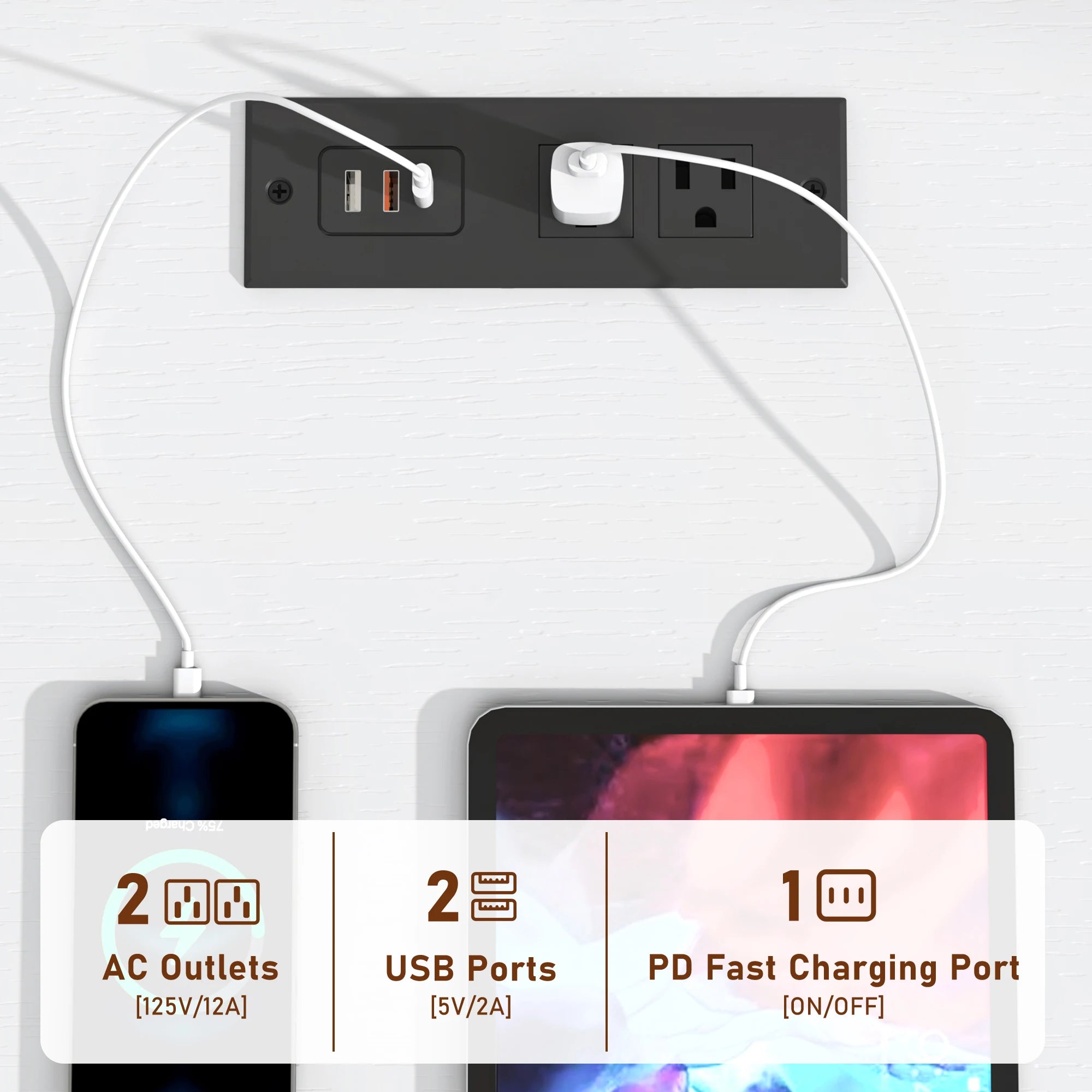 9 Drawer Dresser for Bedroom, 63" Modern Large Wood Chest of Drawers with Charging Station Handle Free, Storage Organizer Closet