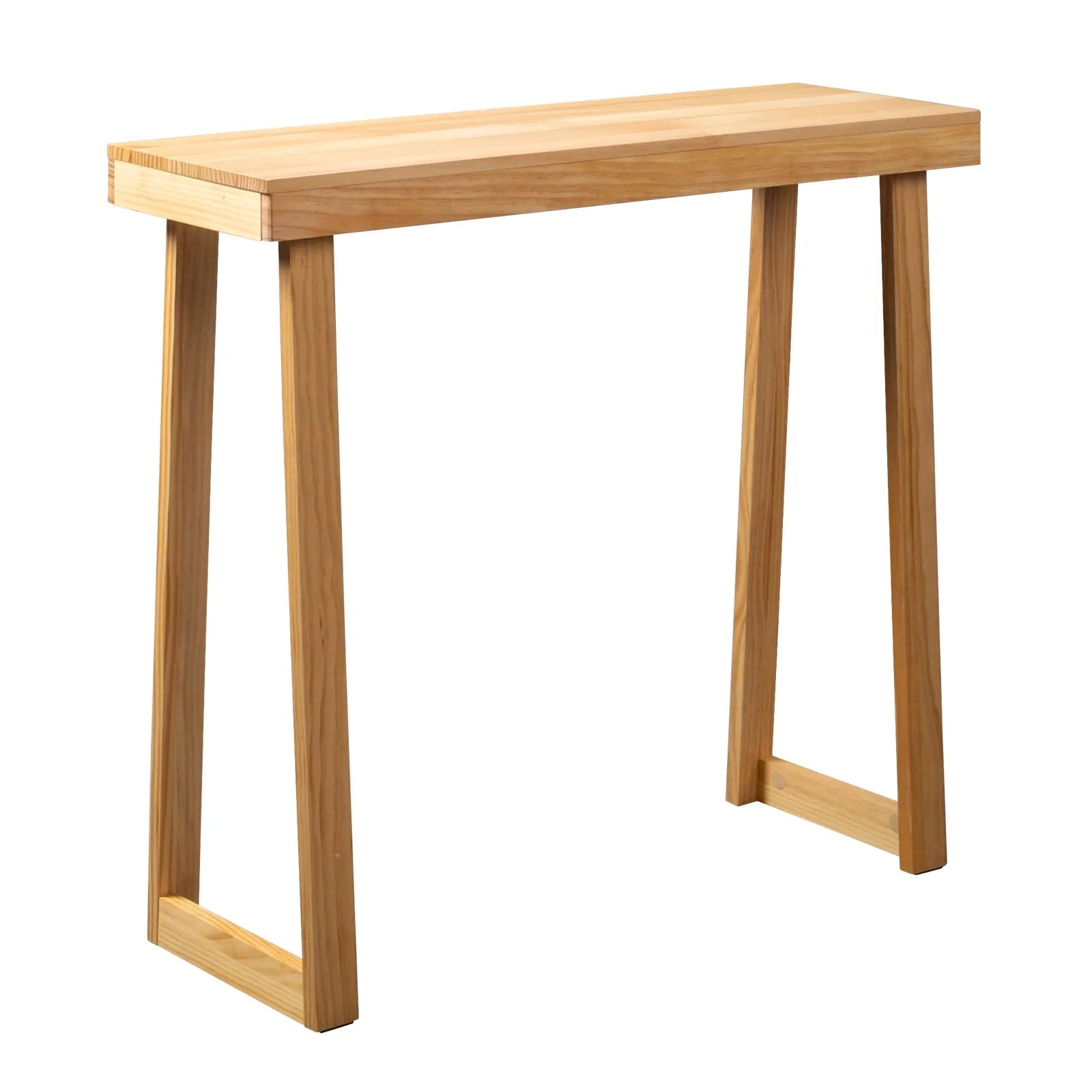 Console Table Entryway for Hallway Behind Couch Sofa for Living Room Blonde