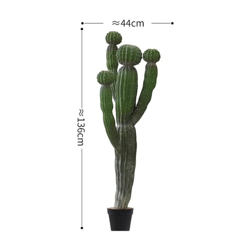 Modern Artificial Cactus Large Garden Yard Artificial Plants Decorations Elegant Plants Beautiful Fake Bonsai Aesthetic Supplies