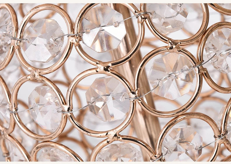 European-Style Crystal Table Lamp Ins Simple Modern Bedroom Warm Romantic Fashion Creative Decorative Bedside Lamp