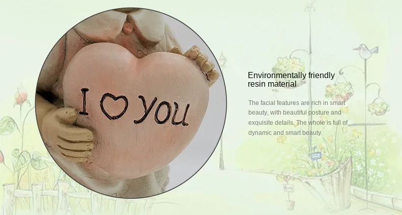 Outdoor Cartoon Garden in the Courtyard, Display Decorations, Landscape Sculpture, Resin Crafts