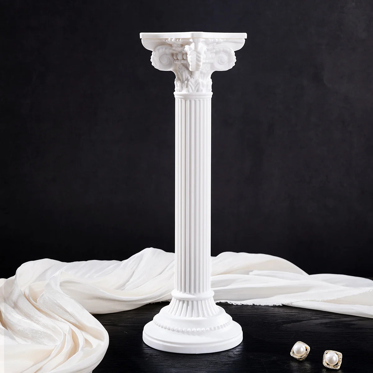 1PC, Roman column sculpture resin handicraft statues, festival decorative candlesticks, Roman column church decorations