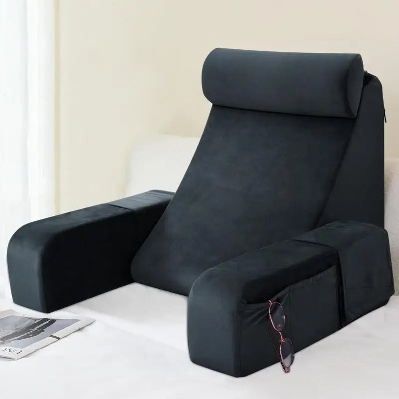 Bedrest Back Pillow for Bed Sitting up, Backrest Cushion for Reclining/Gaming/Resting/Watching TV, Couch or Floor Reading Pillow