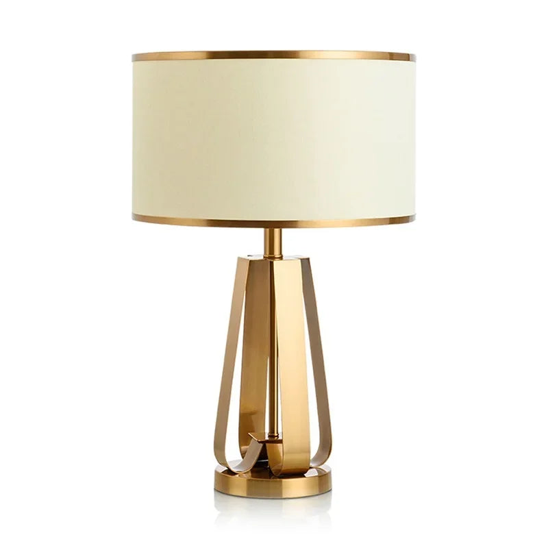 SOFEINA Modern Table Lamps Bedside Luxury Design Golden Desk Lights Home E27 Decorative For Foyer Living Room Office Bedroom