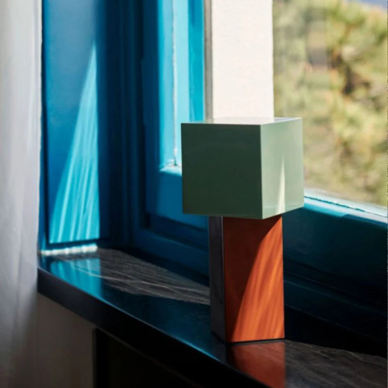 New Blue Chrome Green Brown Metal Table Light Dimmable For Bedroom Parlor Shop Desk LED Lamp EU AU US Adapter Plug