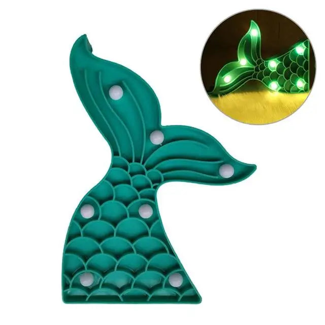 3D Rainbow LED Night Lights Cartoon Star Unicorn Flamingo Cloud LED Table Lamp For Kids Bedroom Decor New Year Gift Lighting