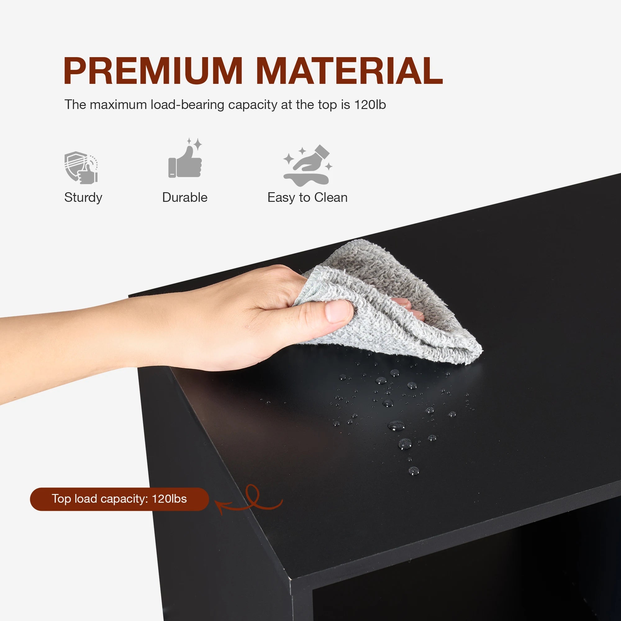 9 Cube Wooden Storage Organizer Shelf – Open Bookcase for Living Room & Home Office