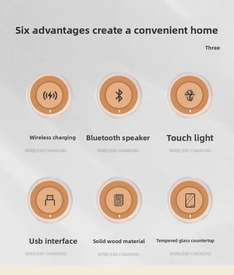 Ultra Narrow Smart Nightstand Luxury Bedside Table Minimalist Solid Wood Storage Cabinet Compact Bedroom Organizer with Charging