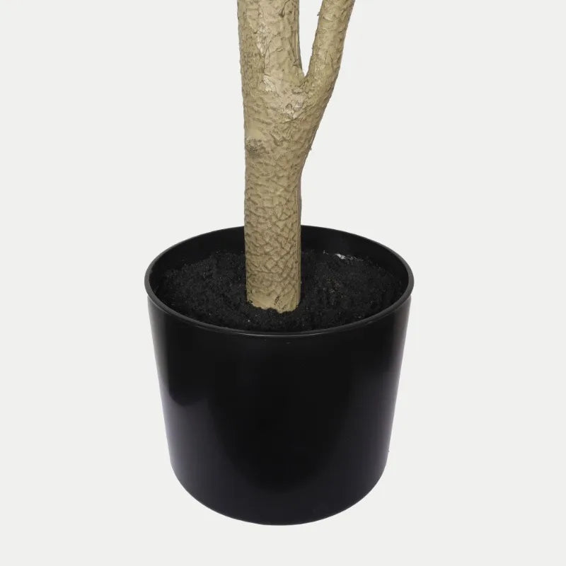 Real Touch Fake 6FT Artificial Fiddle Leaf Fig Tree Indoor Plant 1pc Set For Home Office Living Room Corner Decoration