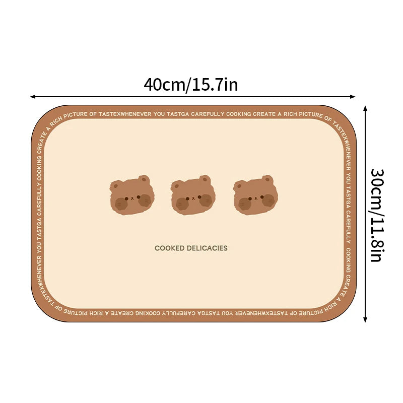 Oval Kitchen Placemats Faux Leather Table Coffee Mats Oil-Proof Waterproof Kitchen Place Mats Dining Home Kitchen Table Decor