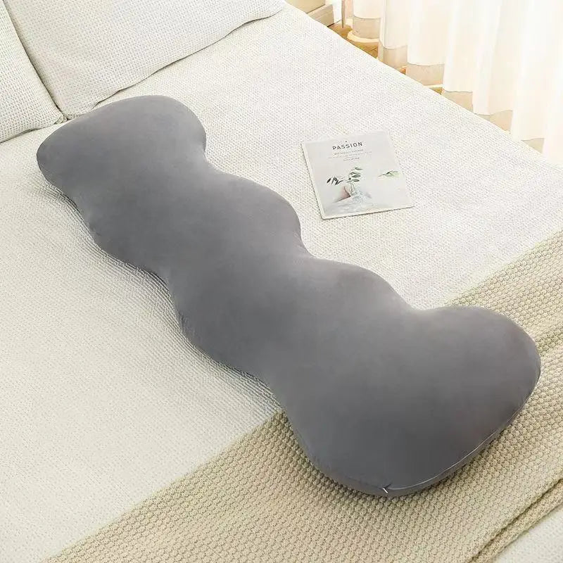 Four Season Universal Detachable and Washable ice Silk Women's Sleeping Leg Clip Long Pillow for Pregnant Women's Side Sleeping