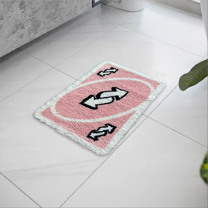 Tufting Poker Rug Y2k Rectangle Bathroom Antislip Carpet Aesthetic Reverse Card Mat Kitchen Fluffy Turf Rug Livingroom Decor