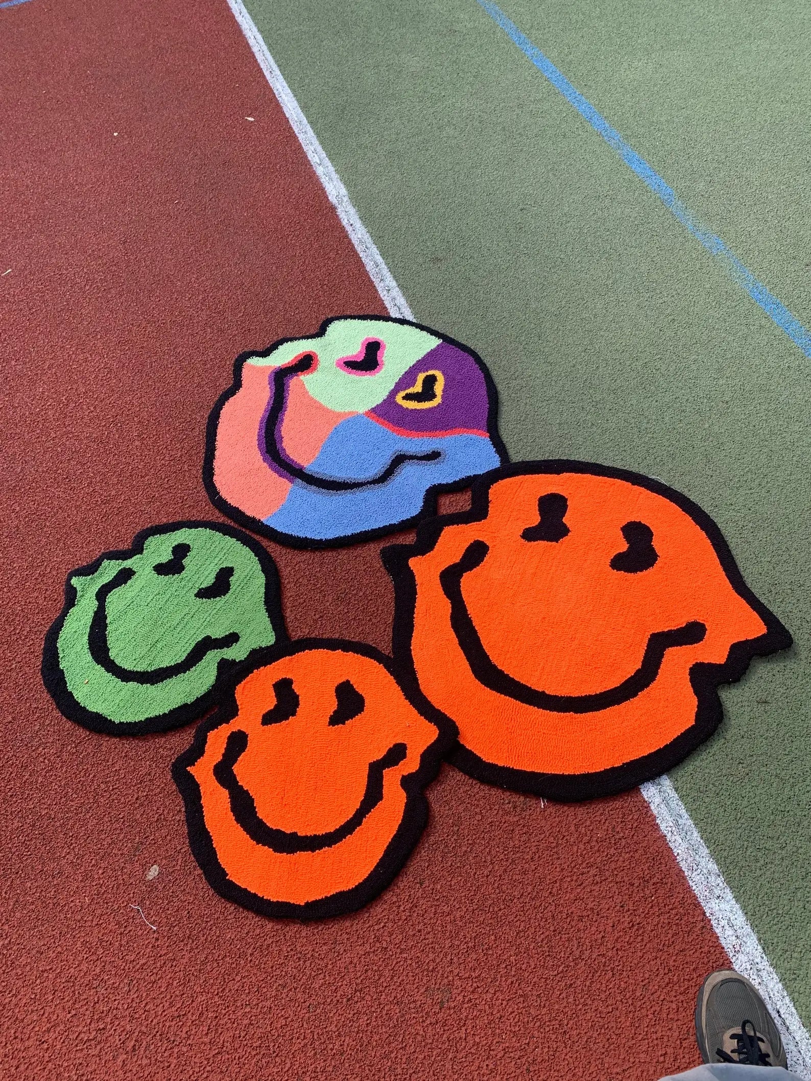 LAKEA Twisted Smiling Plush Carpet Rug Purely Handmade Soft Suitable for Room Decor Fluffy Carpets Bedroom Bathroom