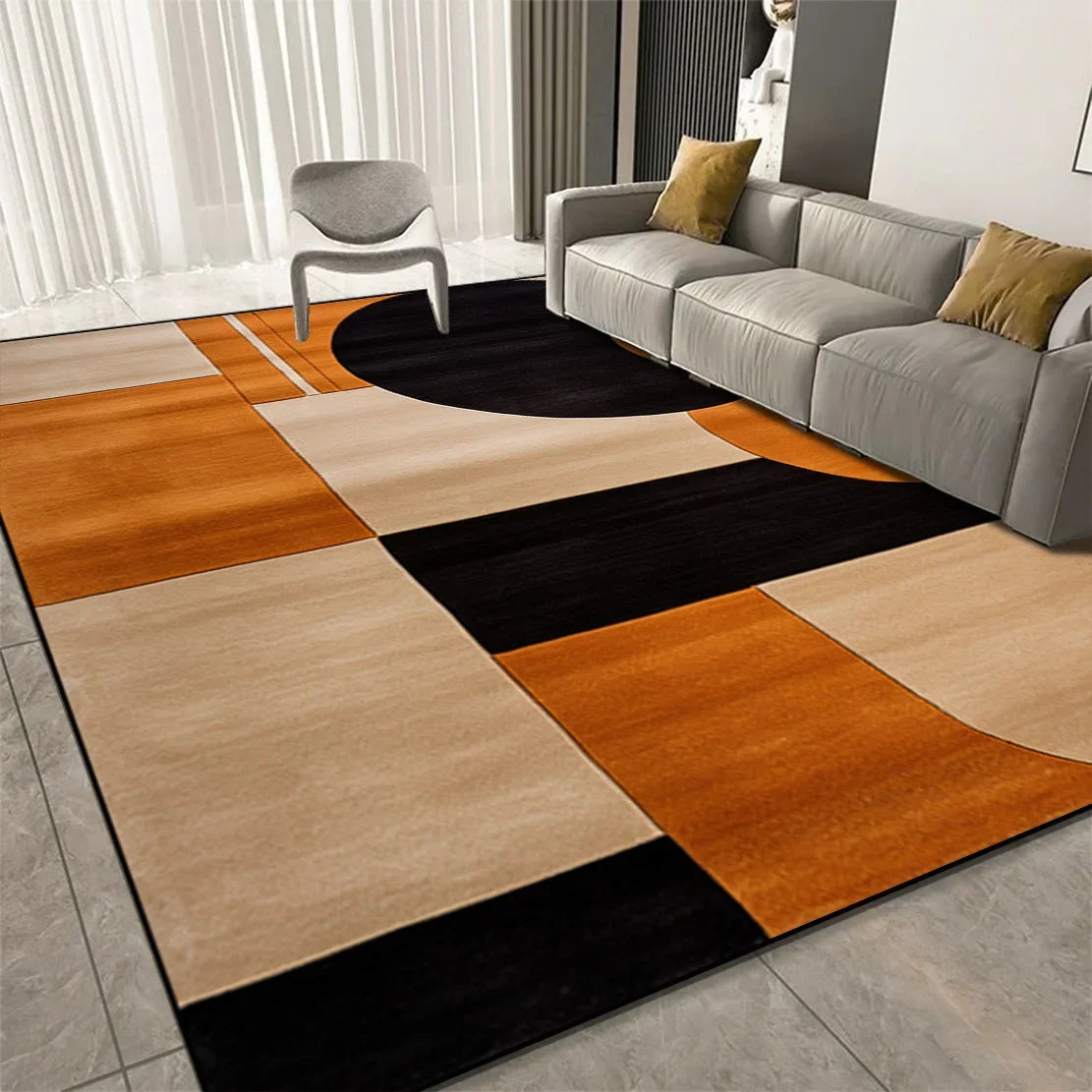 Luxury Geometric Carpets for Living Room Decoration Sofa Large Area Home Rugs for Bedroom Soft Non-slip Mat for Children Коврик