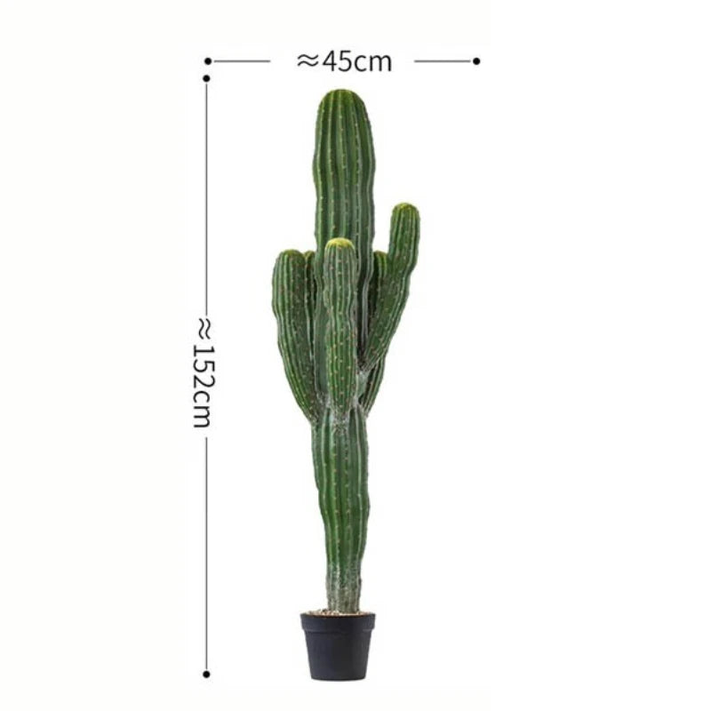 Modern Artificial Cactus Large Garden Yard Artificial Plants Decorations Elegant Plants Beautiful Fake Bonsai Aesthetic Supplies