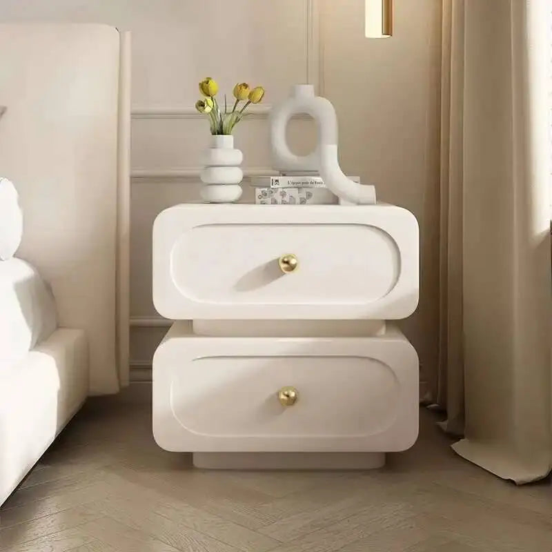 White Nightstands Modern Organizers Wood Drawers Narrow Nightstands Center Simple Table De Italian Chevet Bedroom Furnitures