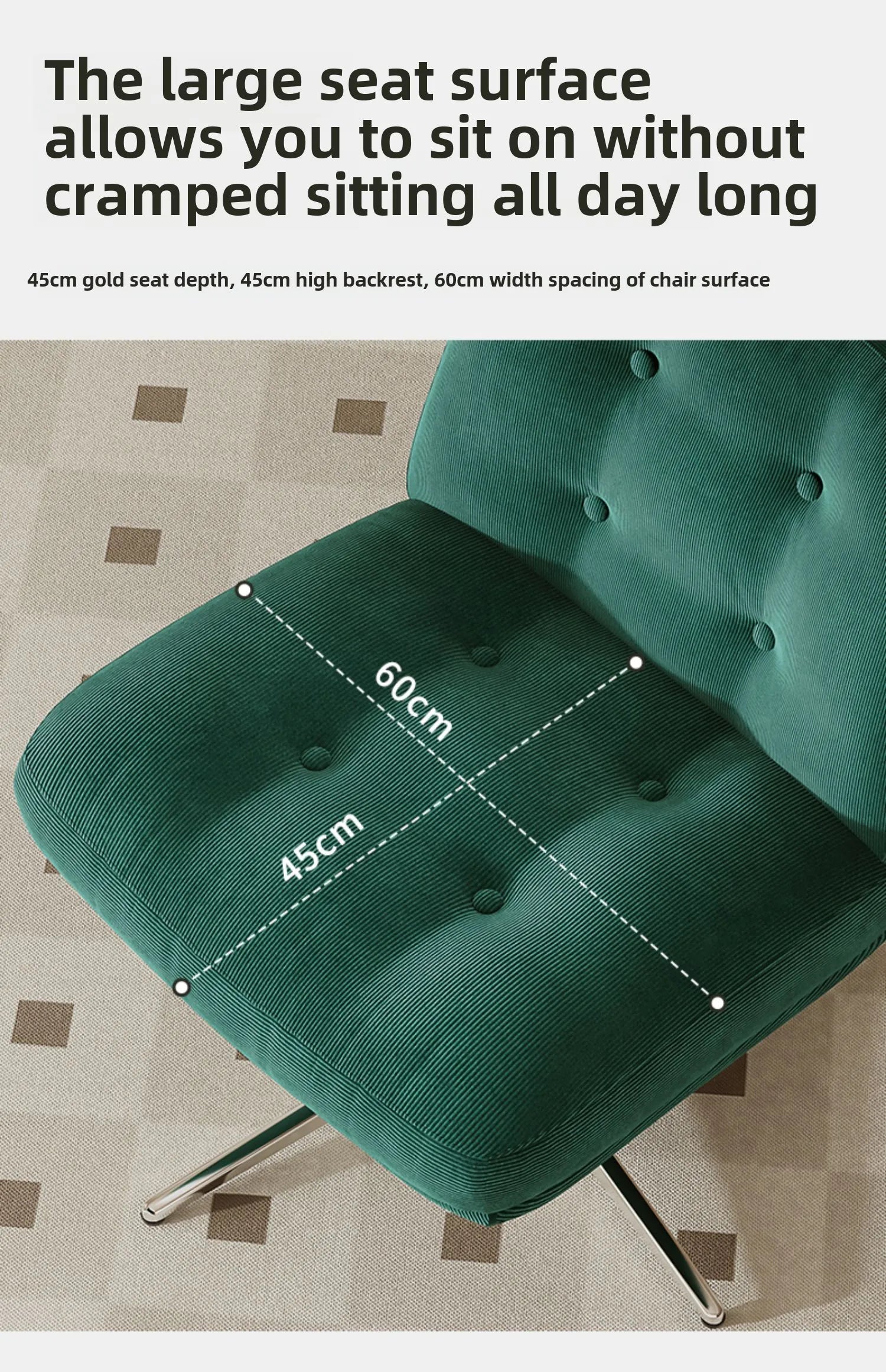 Light Luxury Single Sofa Chair – Bauhaus Medieval Leisure Accent Chair