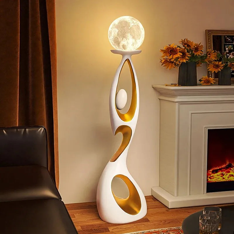 Luxury-simplified floor lamp, living room lamp, bedroom lamp, villa study floor lamp