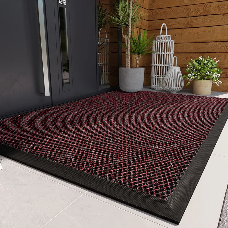 Comfortable Resilient Carpet Entrance Door Mat Outdoor Non-slip Elastic Carpet Front Doormat High Elasticity Floor Mat