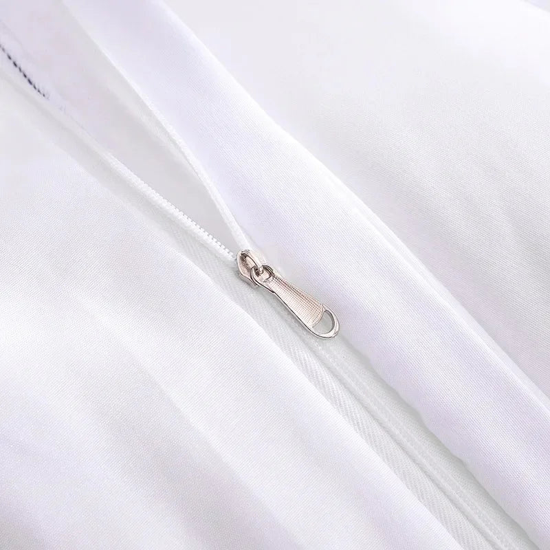 2025 Light luxury Thick Brushed Bed Sheets, Duvet Cover Set, Four Piece Bedding Set Bed Sheet, Fully Enclosed for Home Gift