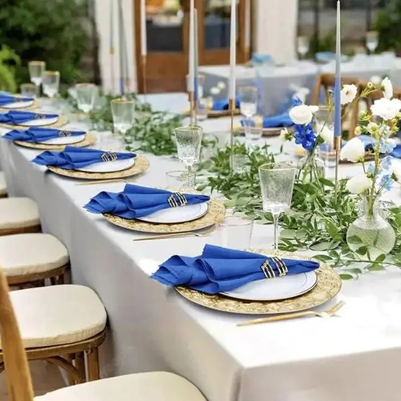 Vintage European Style Charger Plate – Decorative Plastic Dinner & Serving Tray