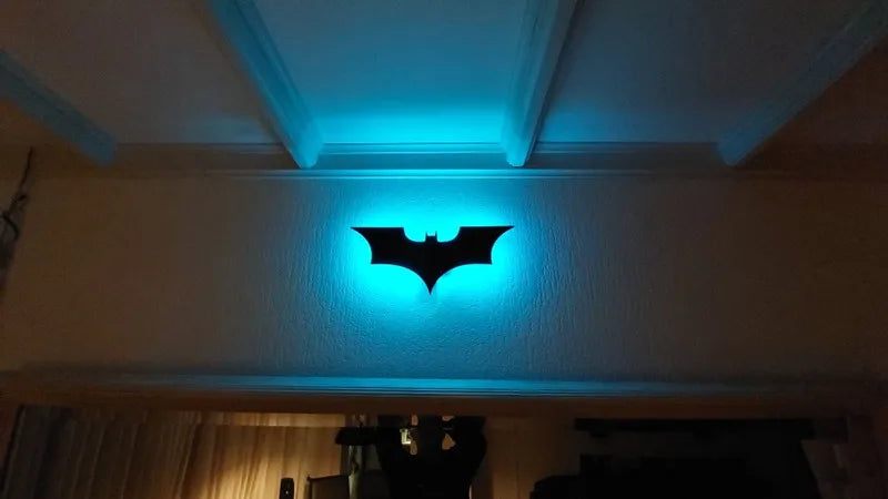 ZK50 LED Night Light Wall Lamp – Color Changing Bat Wing Design