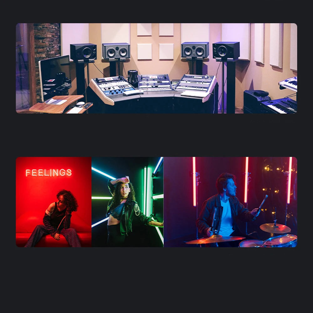 RGB LED Wall Lamp Smart WIFI APP DIY Free Splicing Atmosphere Night Light Music Rhythm TV Backlight Bedroom Game Room Decor Lamp