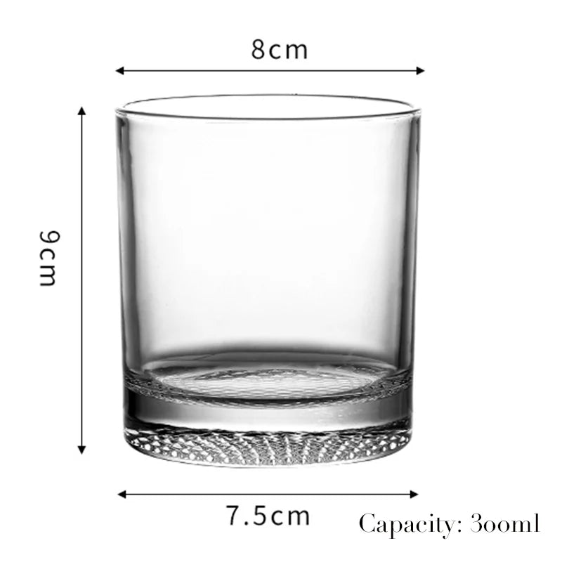 Whiskey Glass, Old Fashioned Rocks Glasses Tumblers, Glassware for Cocktail Scotch, Bourbon, Gin, Voldka, Brandy