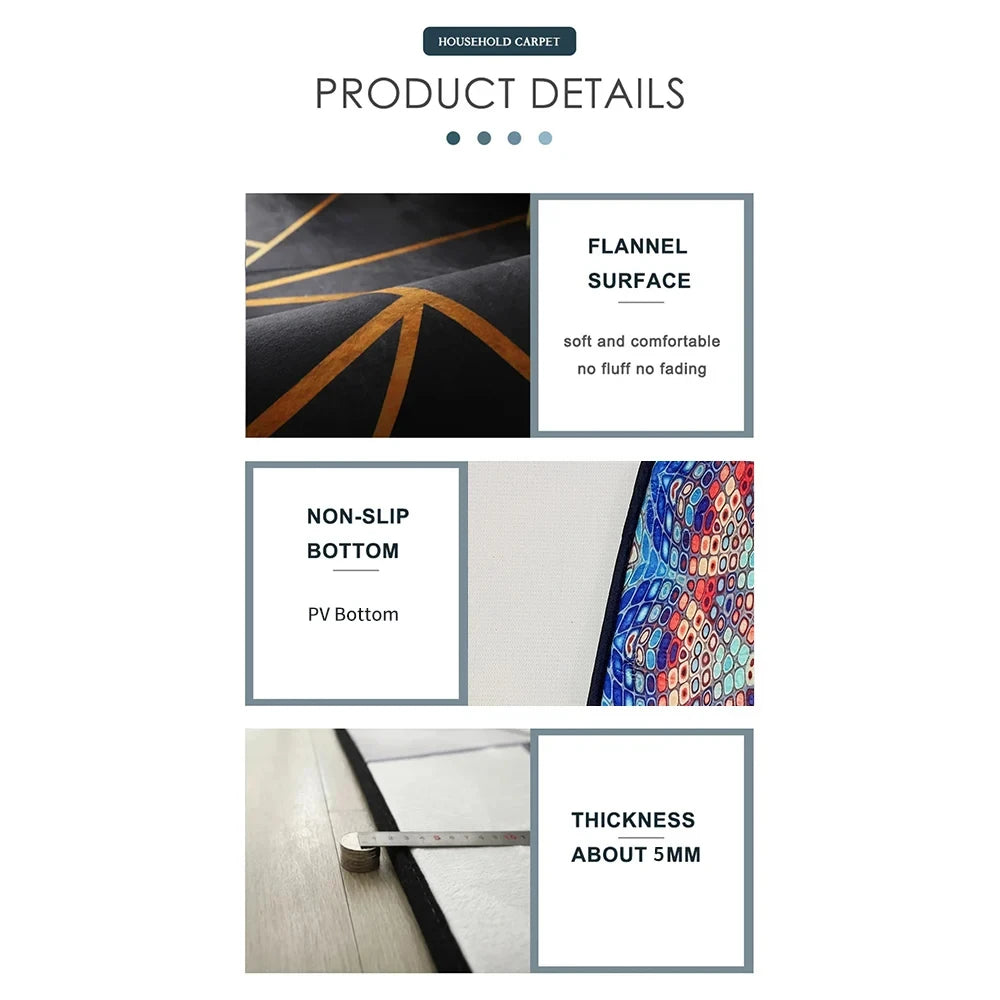 VIKAMA American Carpet Halloween Decoration Creative Skull Pattern Carpet Soft Unique Living Room Bedroom Door Mat Home Decorati