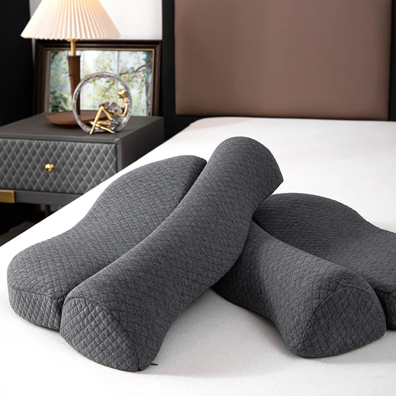 Memory Foam Contour Pillow, Bed Pillows for Side Sleeper Ergonomic Orthopedic Sleeping Pillow