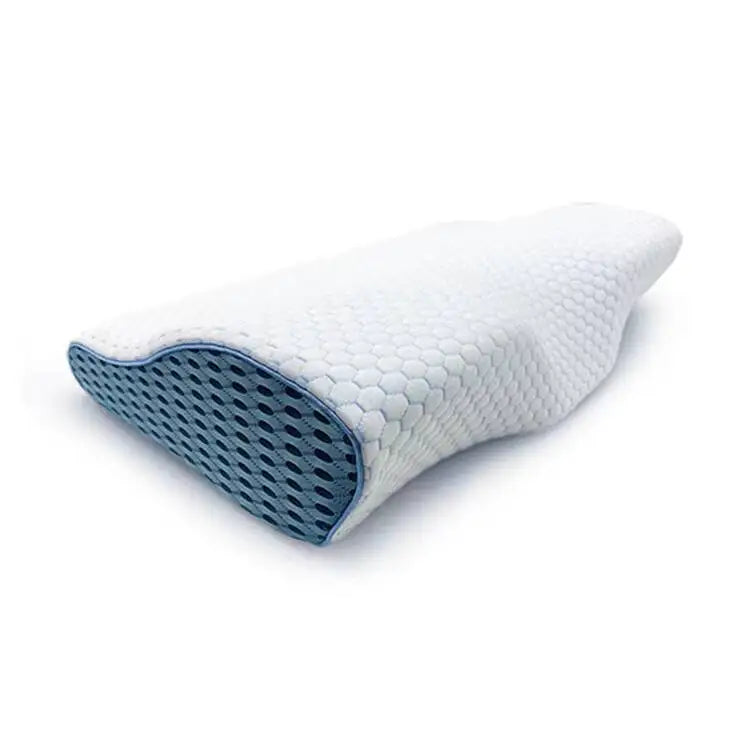Comfortable Wave Shaped New Memory Foam Pillow Neck Supports Bed Pillow Cervical Contour for Sleep Targeted on Neck Region