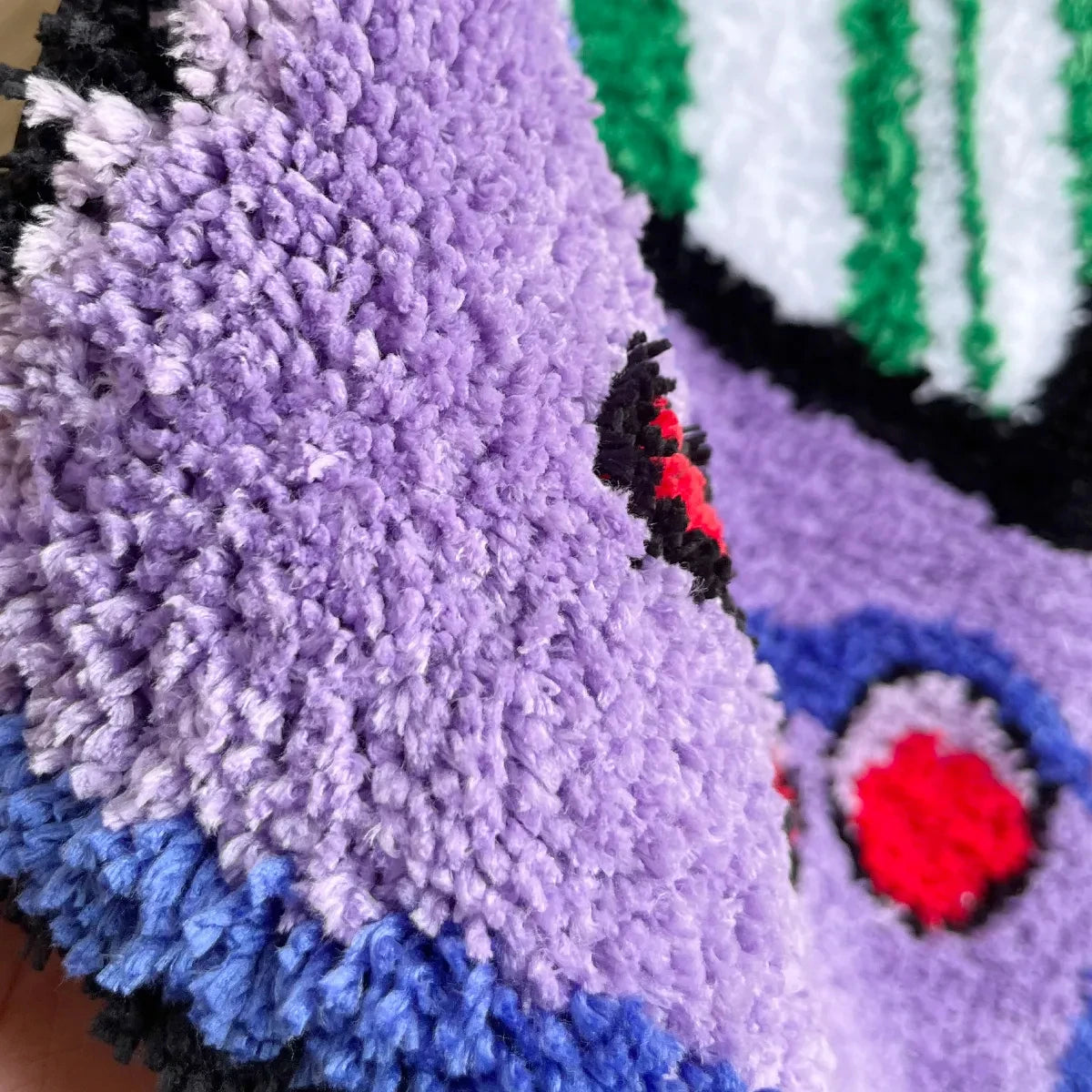 Hand-held Game Device Tufted Rug GameRoom Funny Childhood Memories Flocking Carpet Floor Anti Slip Doormat Aesthetic