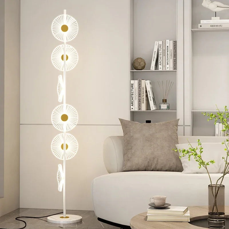 SAMAN Nordic Floor Lamp Modern Art Family Iiving Room Bedroom Creativity LED  Decorative Standing Light