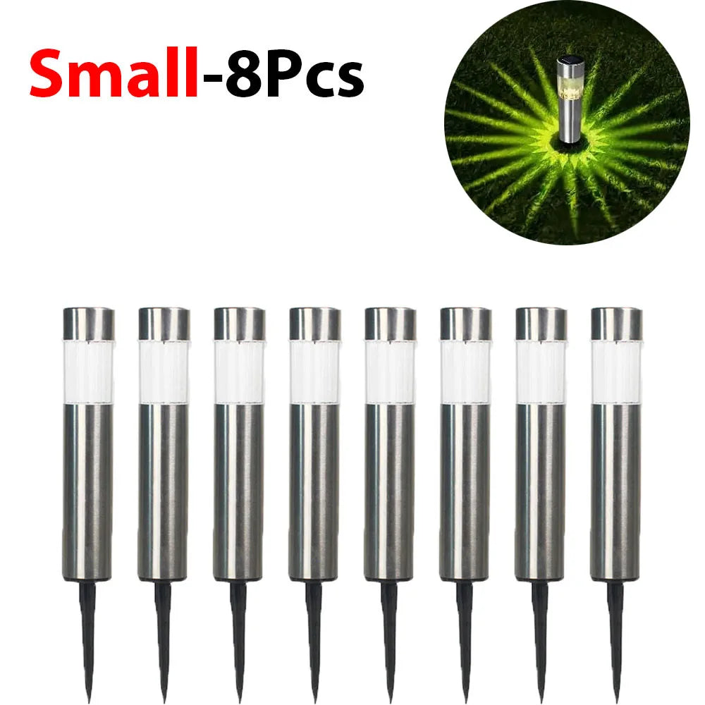 Solar Garden Pathway Lights – Outdoor LED Ground Lights (Pack Options)