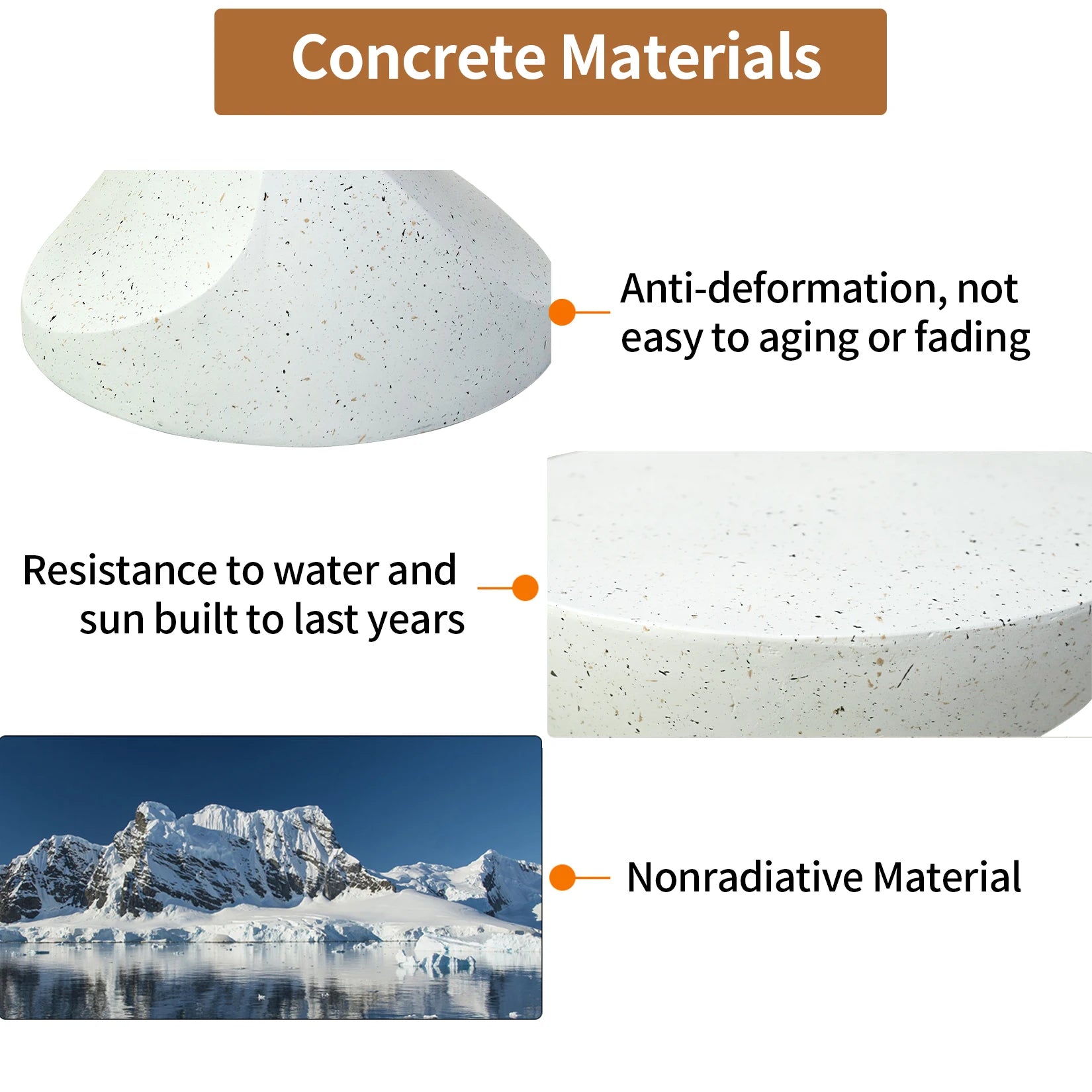 Hourglass Shaped Lightweight Concrete Side Table White Bedside Accent End Table for Living Room, Balcony