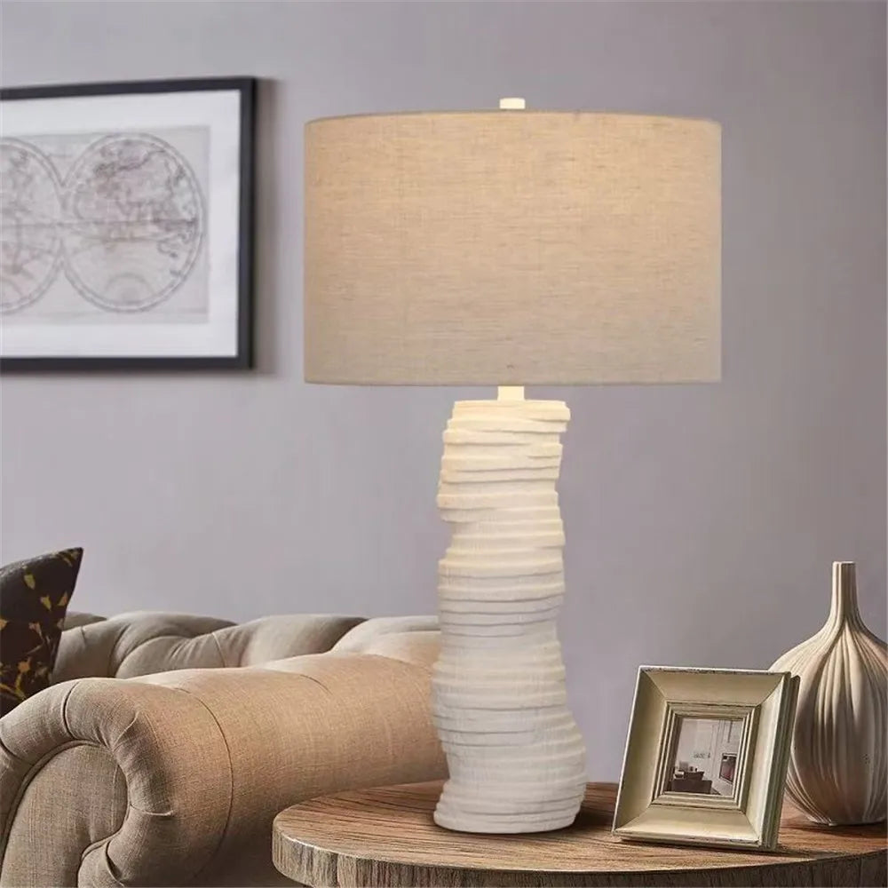 Contemporary Luxury Table Lamp LED American Creativity Living Room Bedroom Study Villa Hotel Bedside Household Desk Light