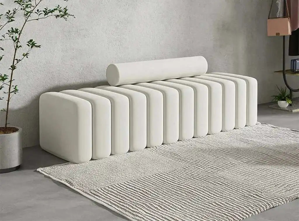 Modern Nordic Shoe Changing Stool – Light Luxury Porch & Living Room Bench