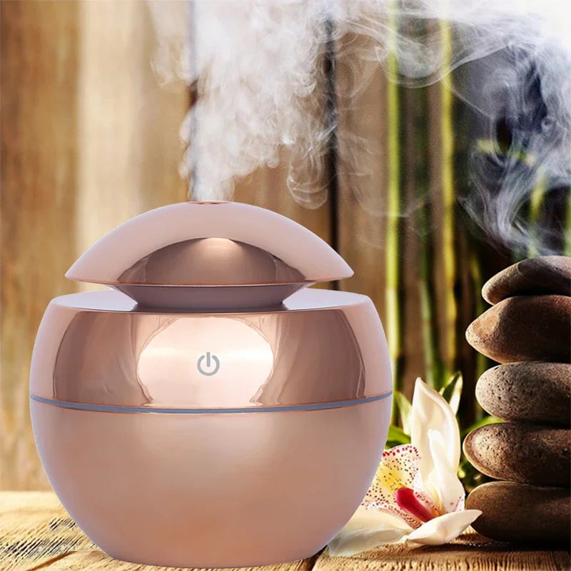 130ML Ultrasonic Air Home Humidifier Mini Mist Maker Aroma Diffuser USB Aroma Essential Oil Diffuser For home office