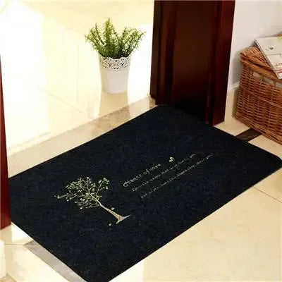 Welcome Home Non-Slip Washable Floor Mat – Easy Clean Decorative Doormat for Home & Office