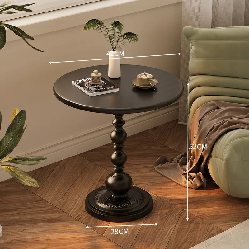 Minimalist Round Side Table Metal Vintage Luxury Modern Small Side Table Living Room Design Mesa Centro Salon Furniture for Home